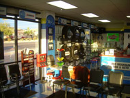 Red Mountain Tire clean waiting area